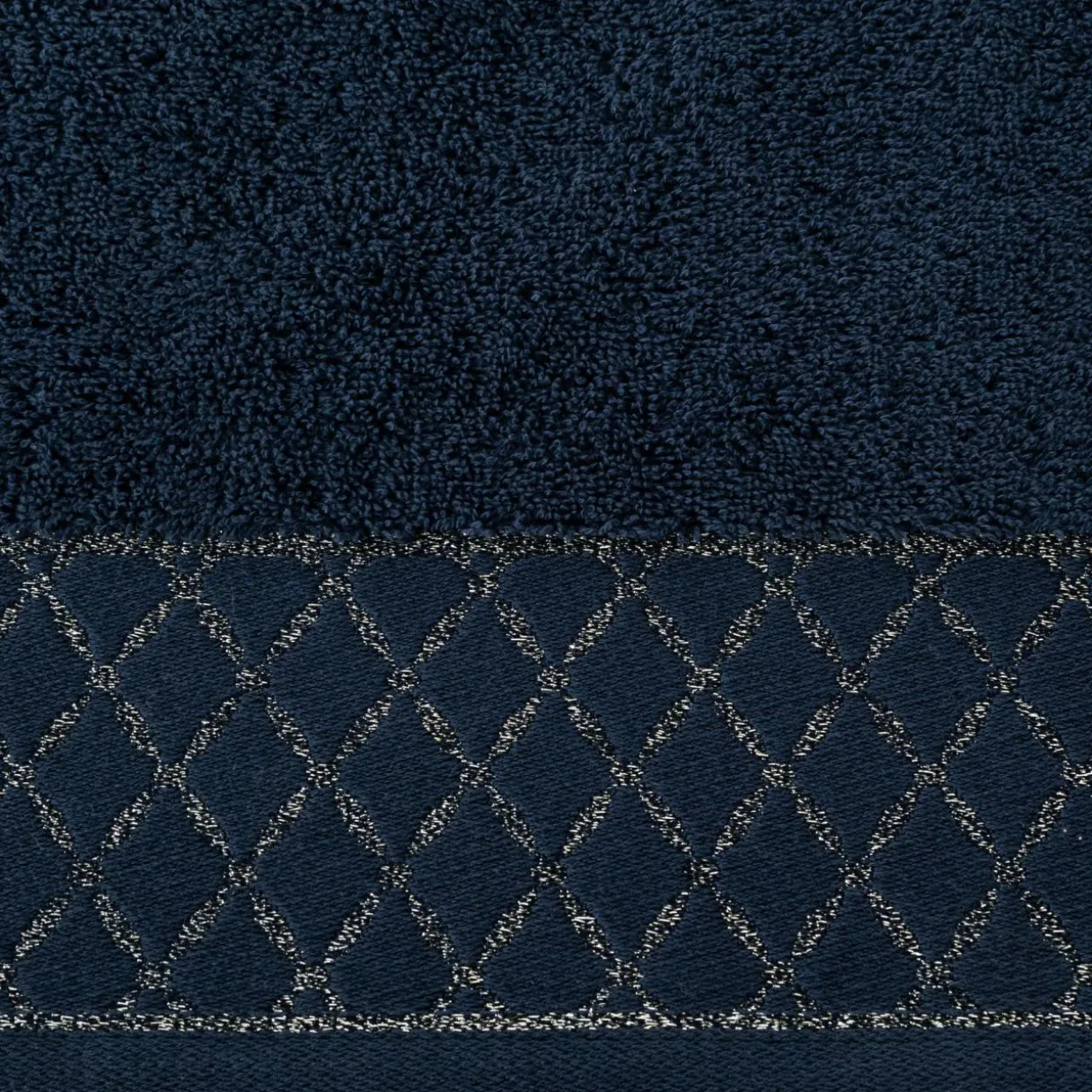 Ręcznik bawełniany granatowy LAYLA 50x90 cm
