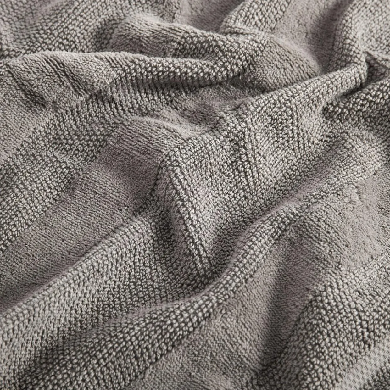Ręcznik bawełniany szary TABBY 50x90 cm
