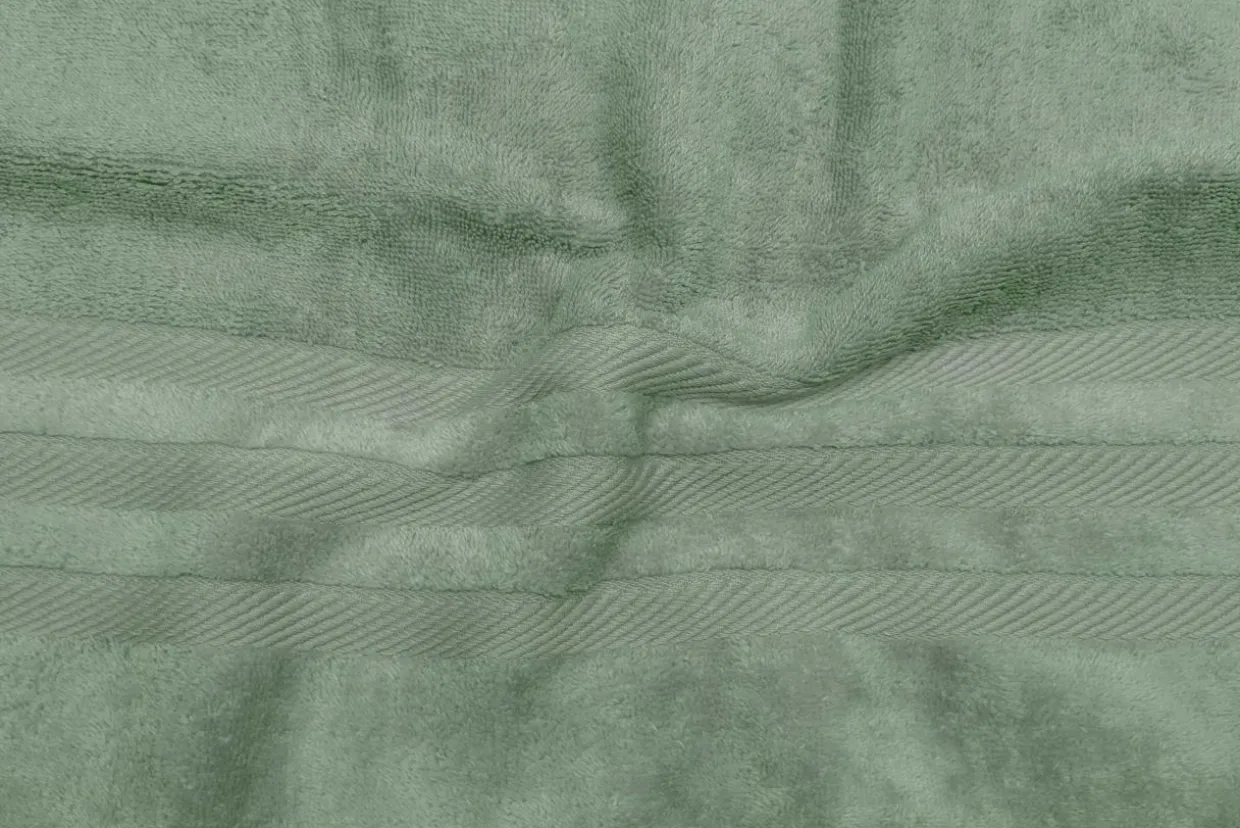 Ręcznik bawełniany zieleń CAROLINE 70x140 cm