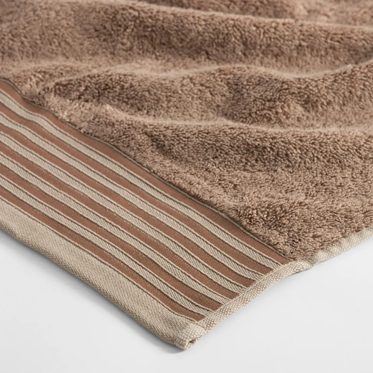 Ręcznik do kąpieli taupe VELA 70x140 cm