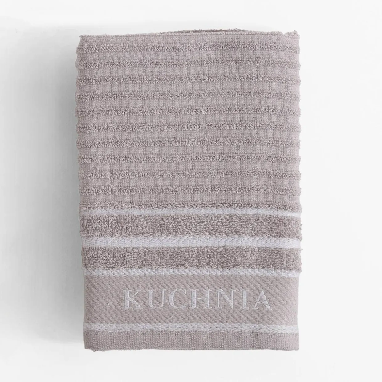Ręcznik kuchenny szary SOFT 40x60 cm