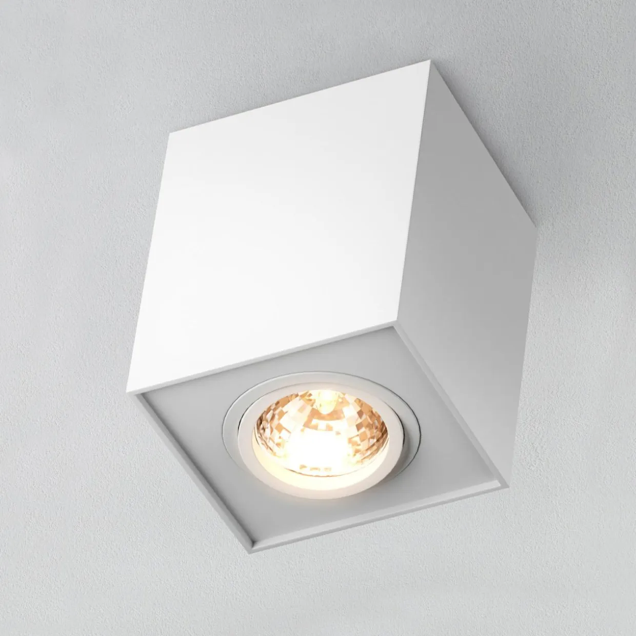 Reflektor natynkowy 1-punktowy biały QUADRO SL 1