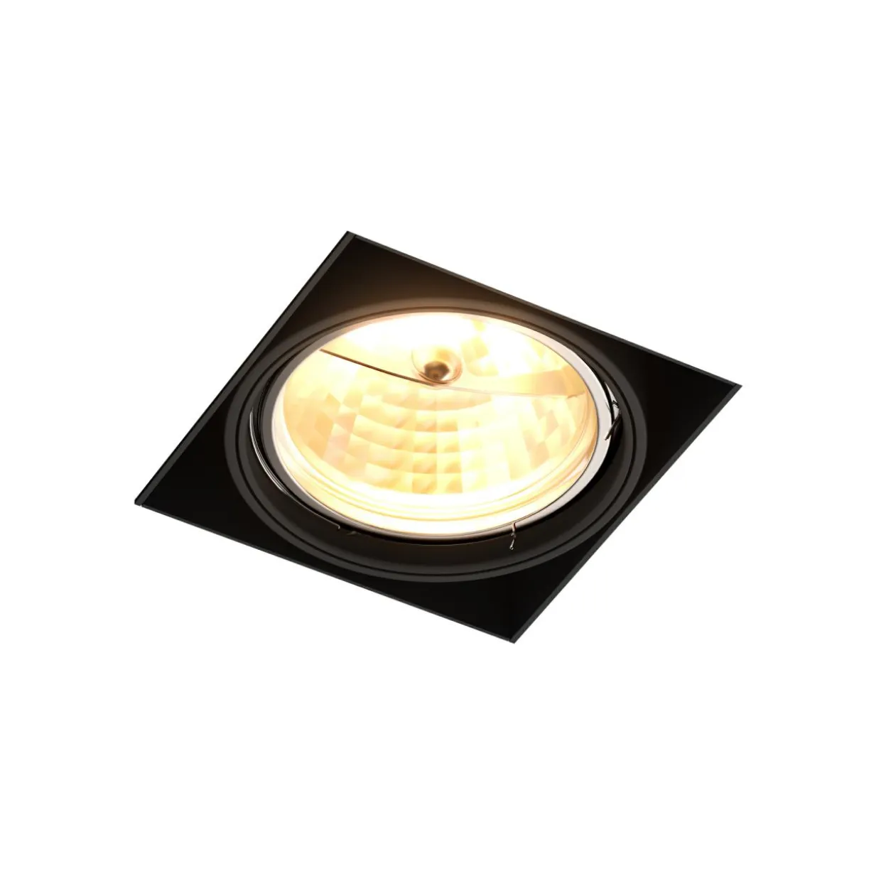 Reflektor podtynkowy 1-punktowy czarny ONEON