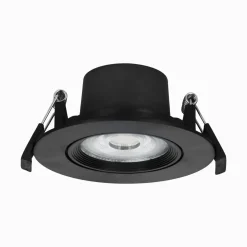 Reflektor spot podtynkowy okrągły czarny ORO ZUMA LED R 9W CCT-W
