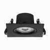 Reflektor spot podtynkowy kwadratowy czarny ORO ZUMA LED S 9W CCT-B