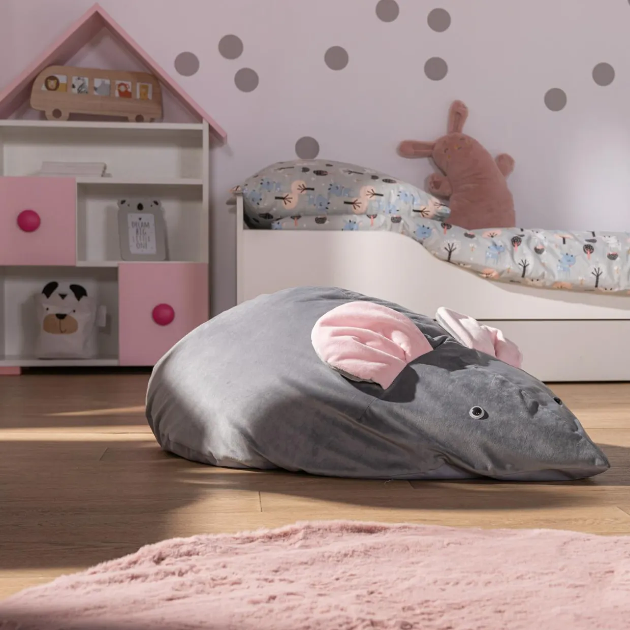 Regał domek TOP BABY różowy