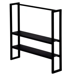 Regał nadstawny na przyprawy czarny metal KAMPO 60 cm