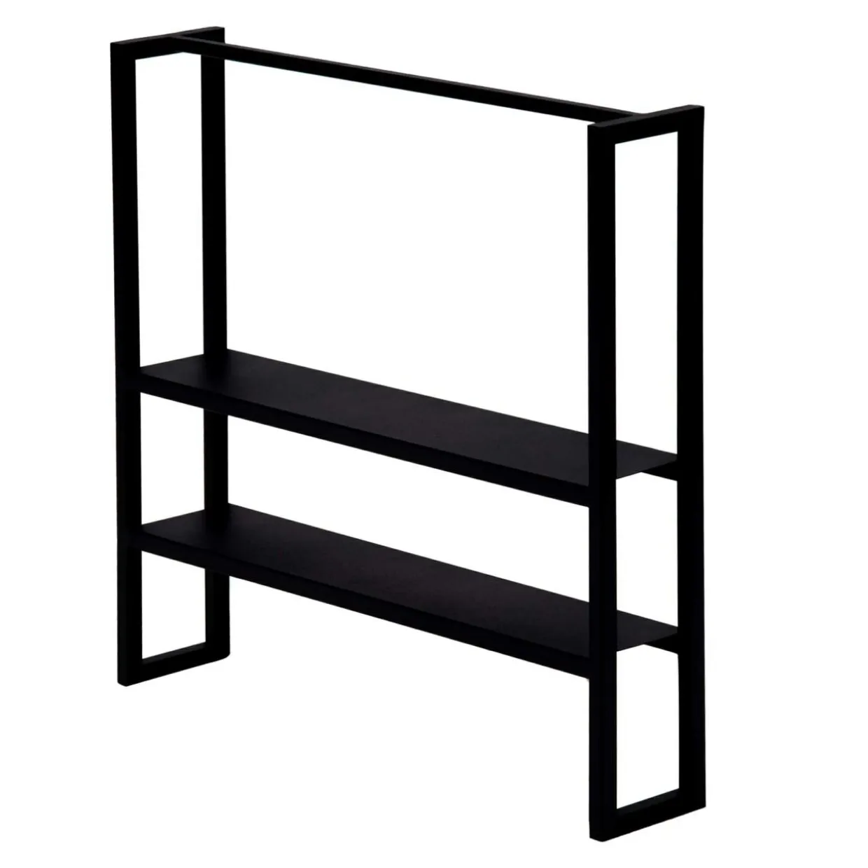 Regał nadstawny na przyprawy czarny metal KAMPO 60 cm