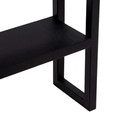 Regał nadstawny na przyprawy czarny metal KAMPO 60 cm