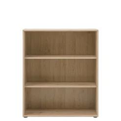 Regał niski TEMPRA z 3 wnękami 2 dąb artisan