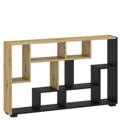 Regał UNIWERSUM dąb artisan/czarny