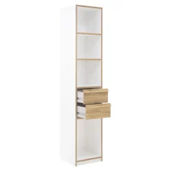 Regał z półkami i szufladami S-ROOM 44,4 cm