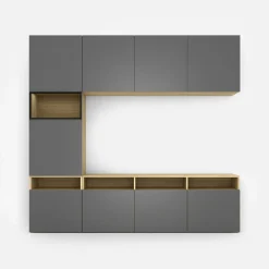 Regał z witryną MULTI WALL