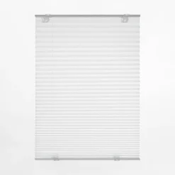 Roleta plisowana, biała 40x130 cm