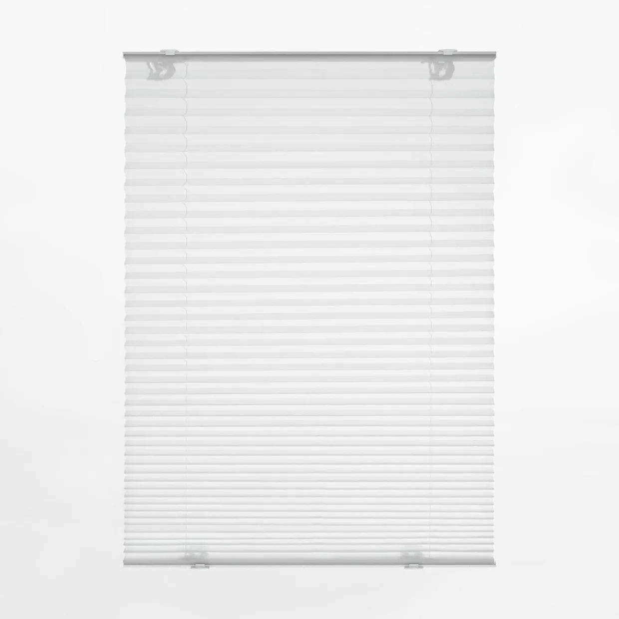 Roleta plisowana, biała 50x130 cm