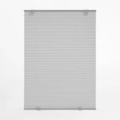 Roleta plisowana z przyssawką, szara 59x100 cm