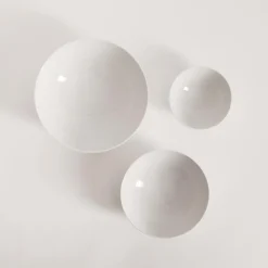 Salaterka porcelanowa biała 26 cm