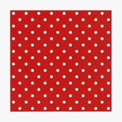 Serwetki papierowe czerwone DOTS 20 szt.
