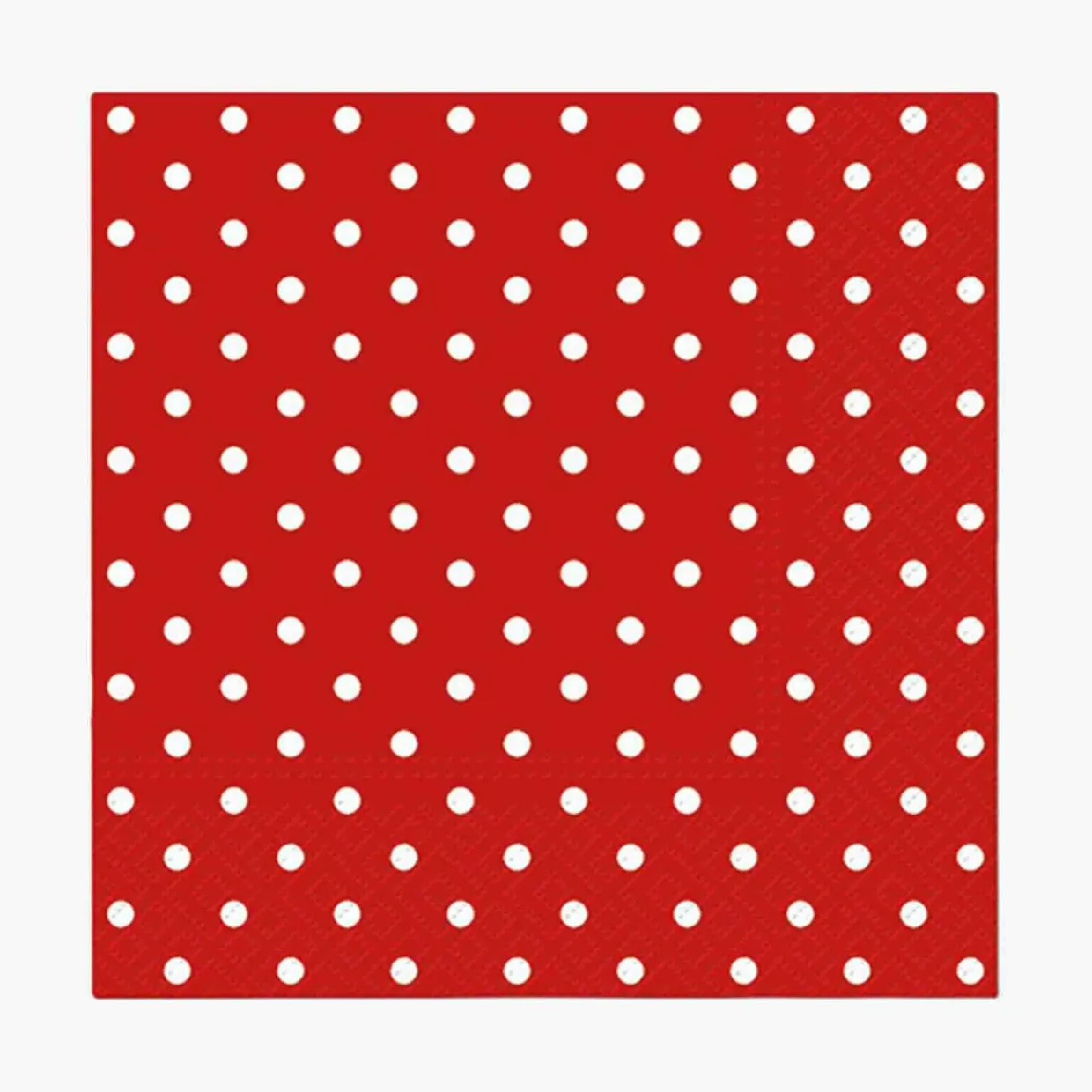 Serwetki papierowe czerwone DOTS 20 szt.