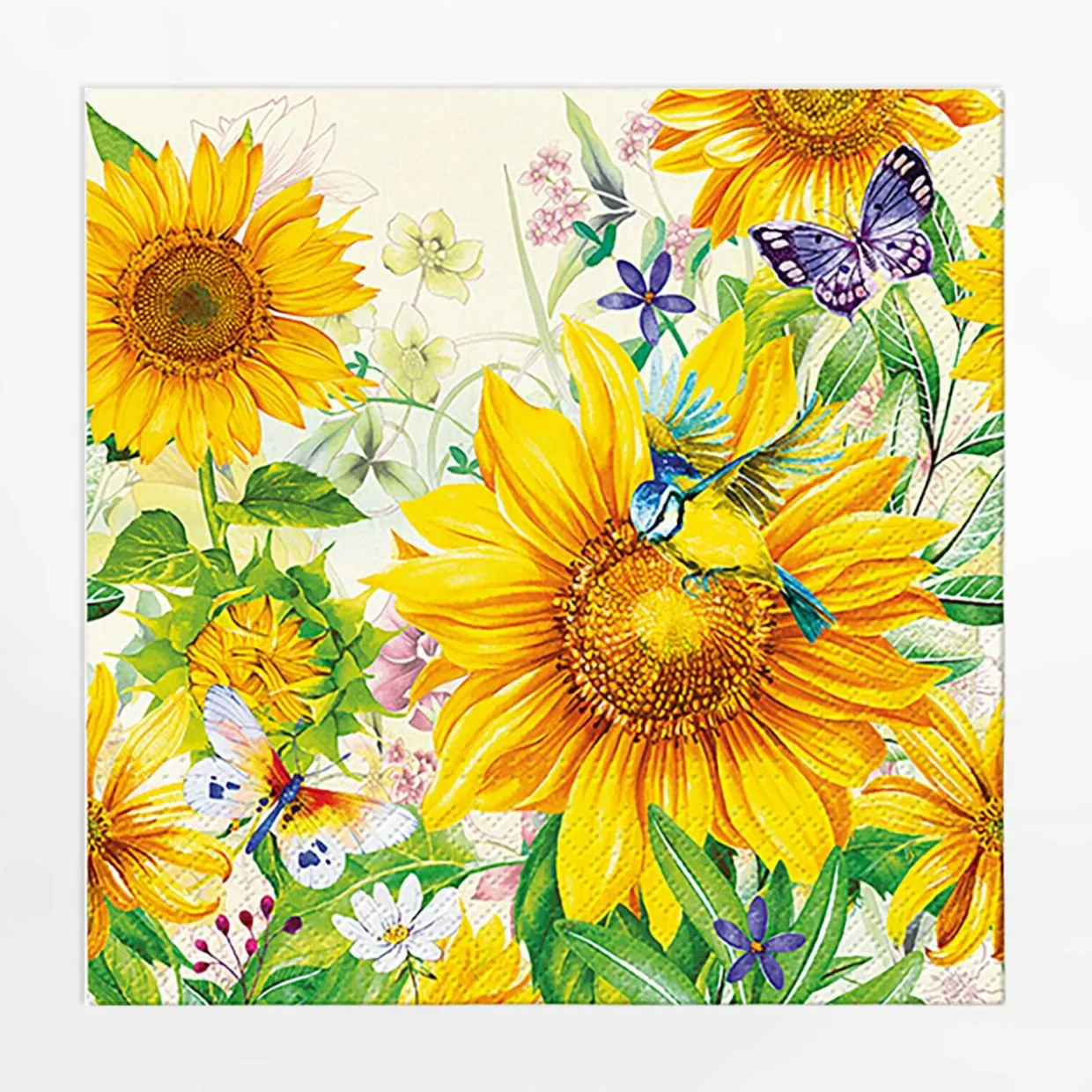 Serwetki papierowe WILD SUNFLOWERS, 20 szt.