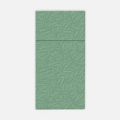 Serwetki z kieszonką na sztućce jasnozielone POCKET INSPIRATION FLORAL,16 szt.
