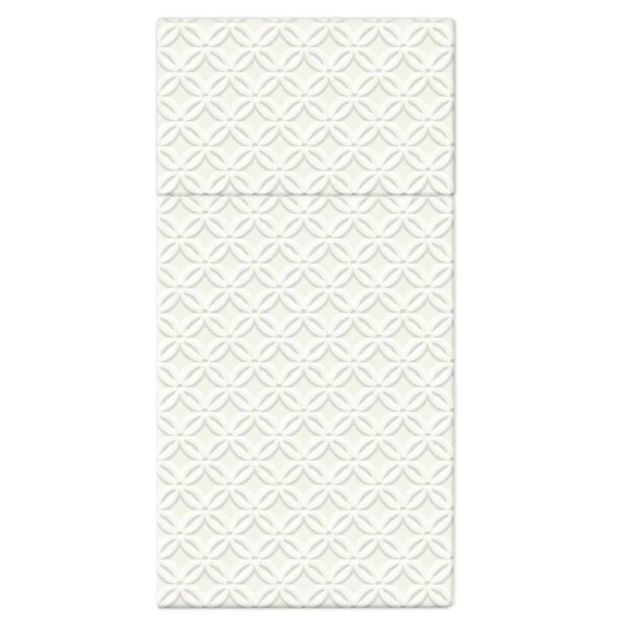Serwetki z kieszonką na sztućce białe POCKET INSPIRATION MODERN 16 szt.