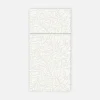 Serwetki z kieszonką na sztućce białe POCKET INSPIRATION FLORAL, 16 szt.