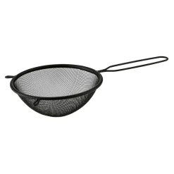 Sitko kuchenne z rączką czarne DARK 16 cm