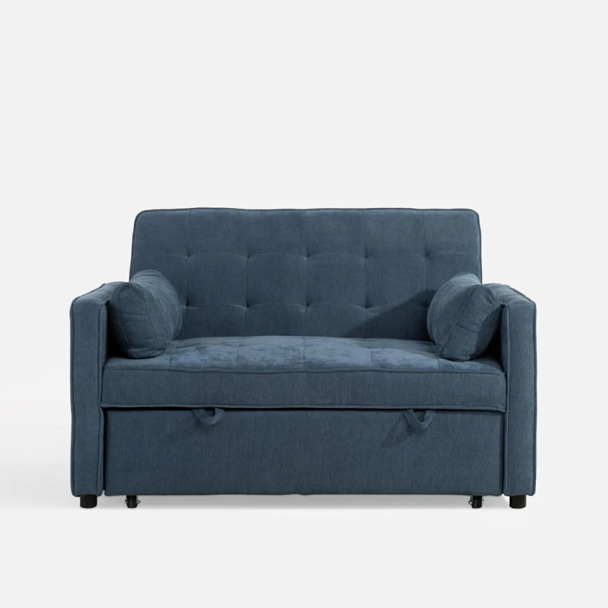 Sofa 133 cm niebieska SYLWERO