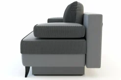 Sofa 3 osobowa rozkładana szara GLORIA