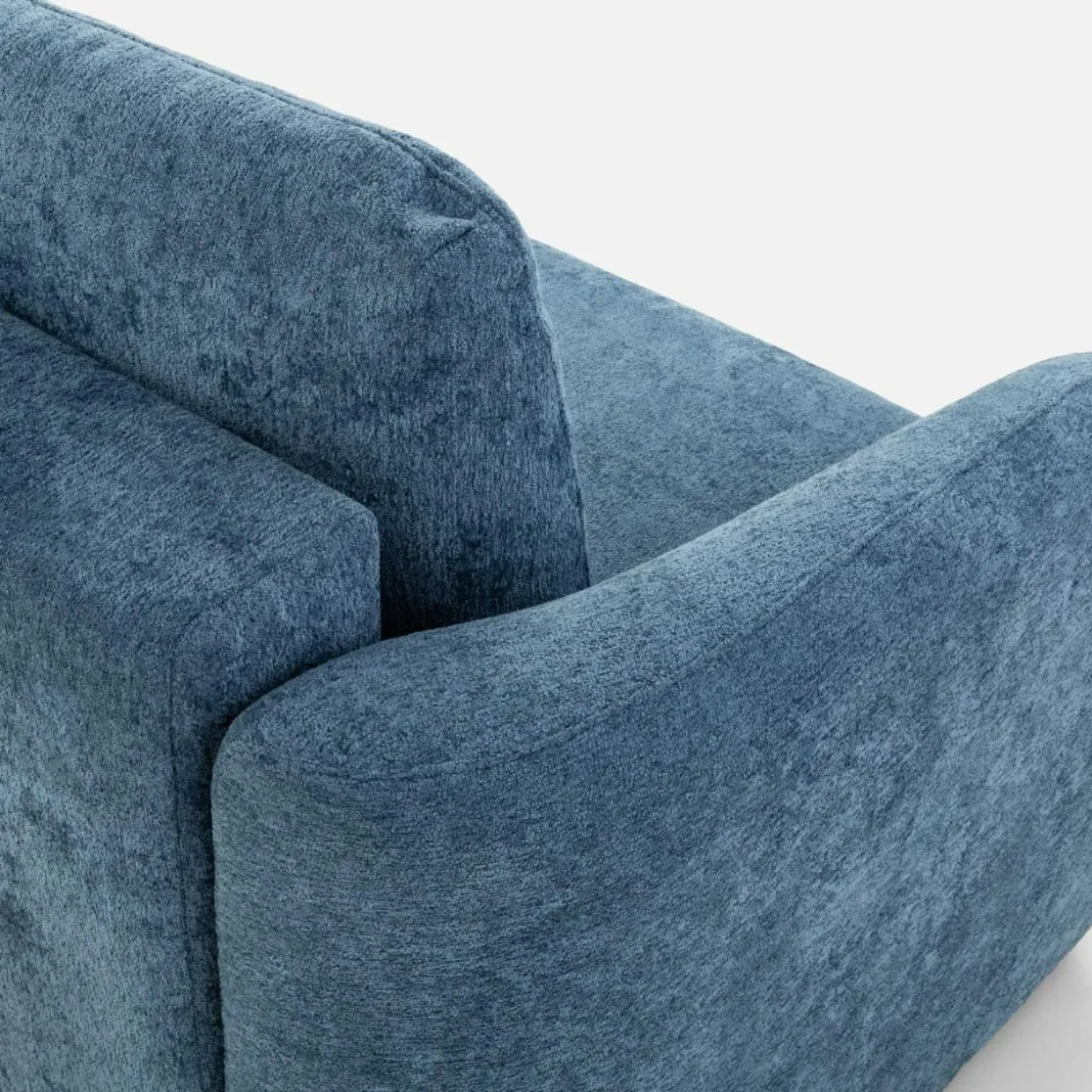 Sofa 3 osobowa, rozkładana z pojemnikiem granatowa PORTO