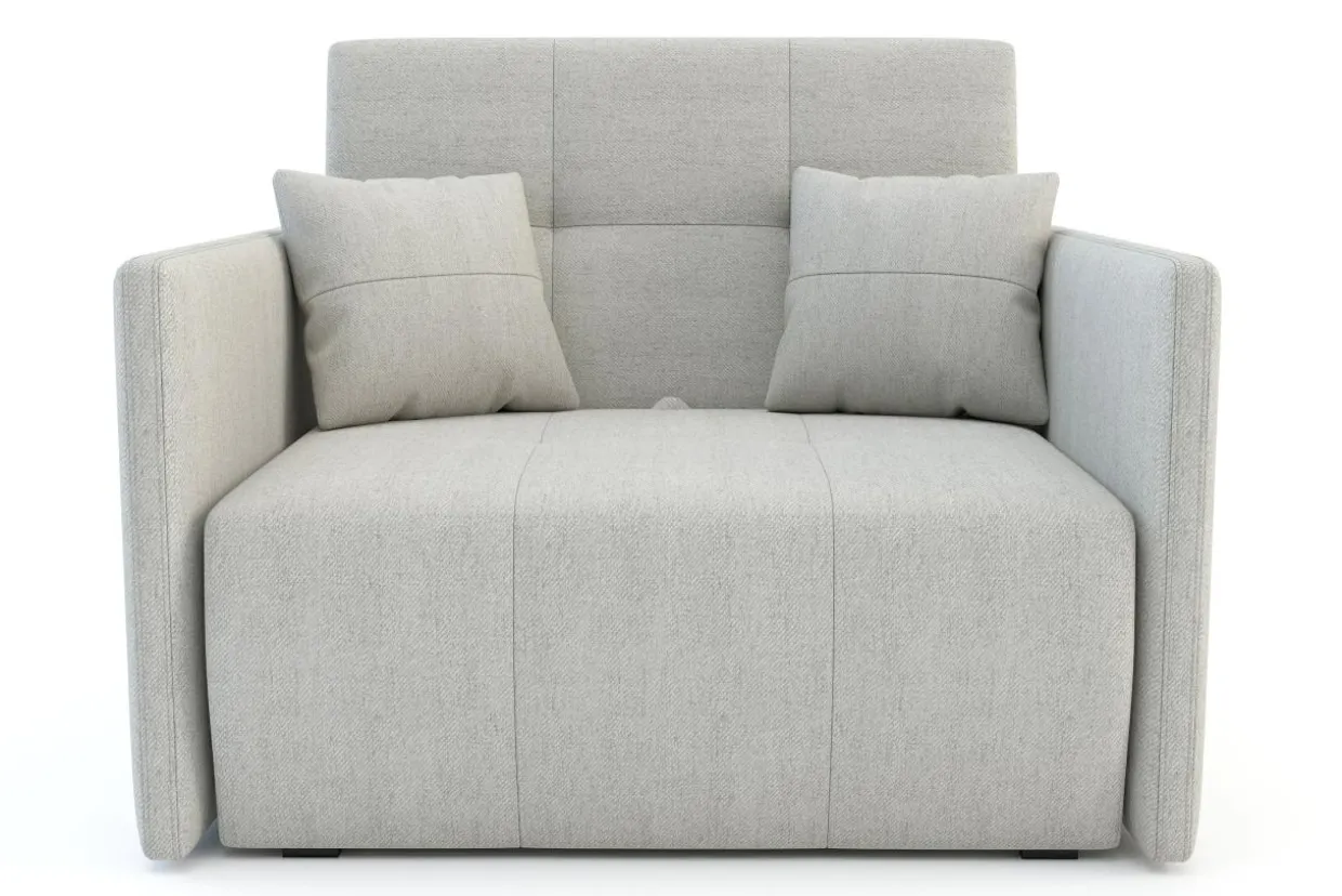 Sofa amerykanka 93 cm szara LEO I