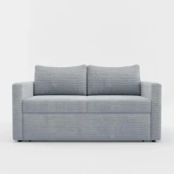 Sofa amerykanka sztruksowa szara SOFI