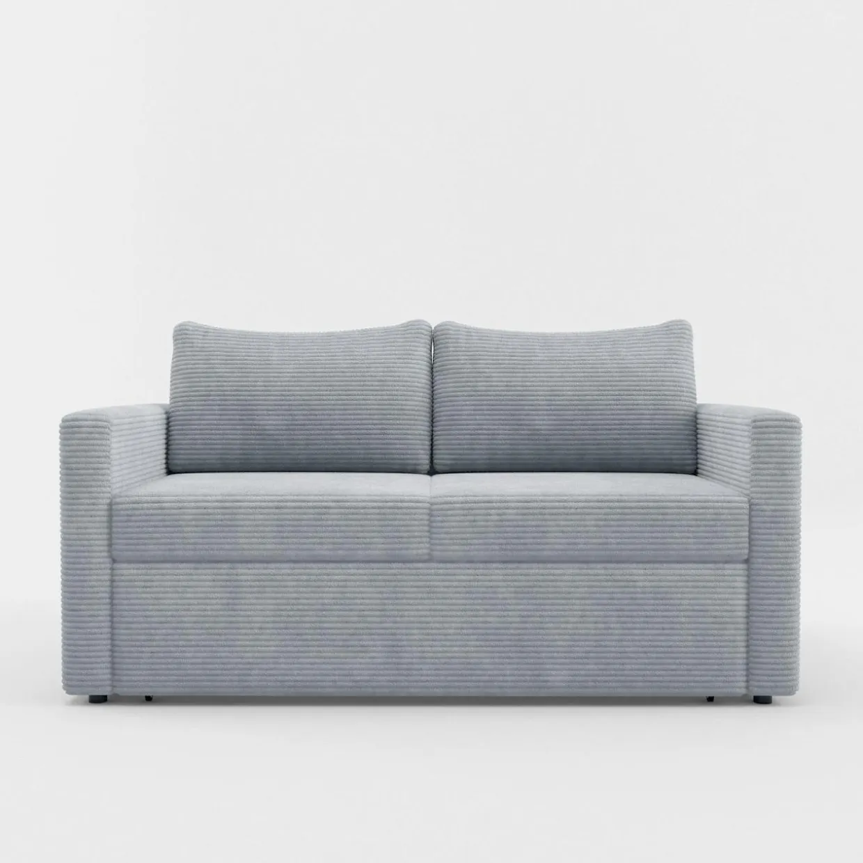 Sofa amerykanka sztruksowa szara SOFI