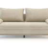 Sofa beżowa VAMOS nóżki orzech