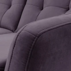 Sofa fioletowa SCANDI 187 cm