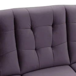 Sofa fioletowa SCANDI 187 cm