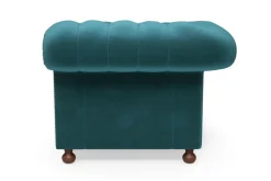 Sofa glamour lazurowa CHESTER