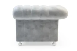 Sofa glamour szara CHESTER