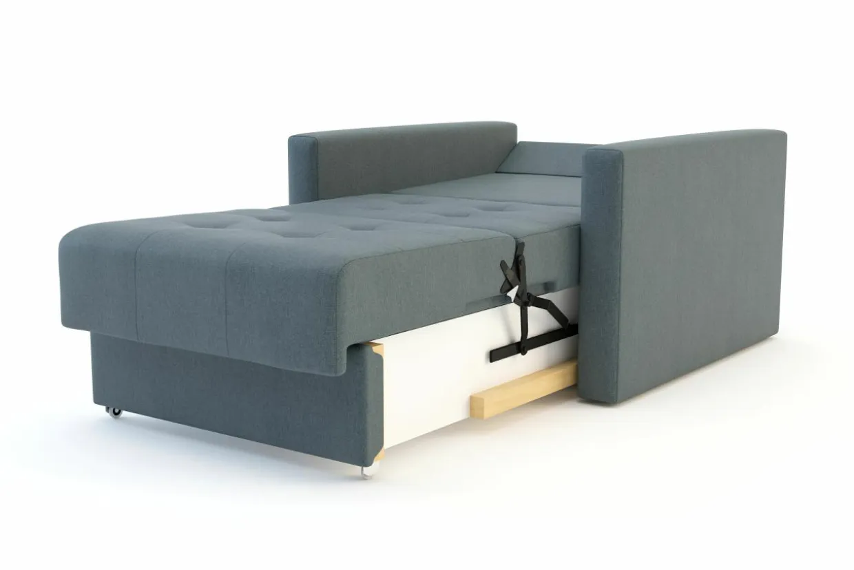 Sofa jednoosobowa rozkładana MONDO popielata