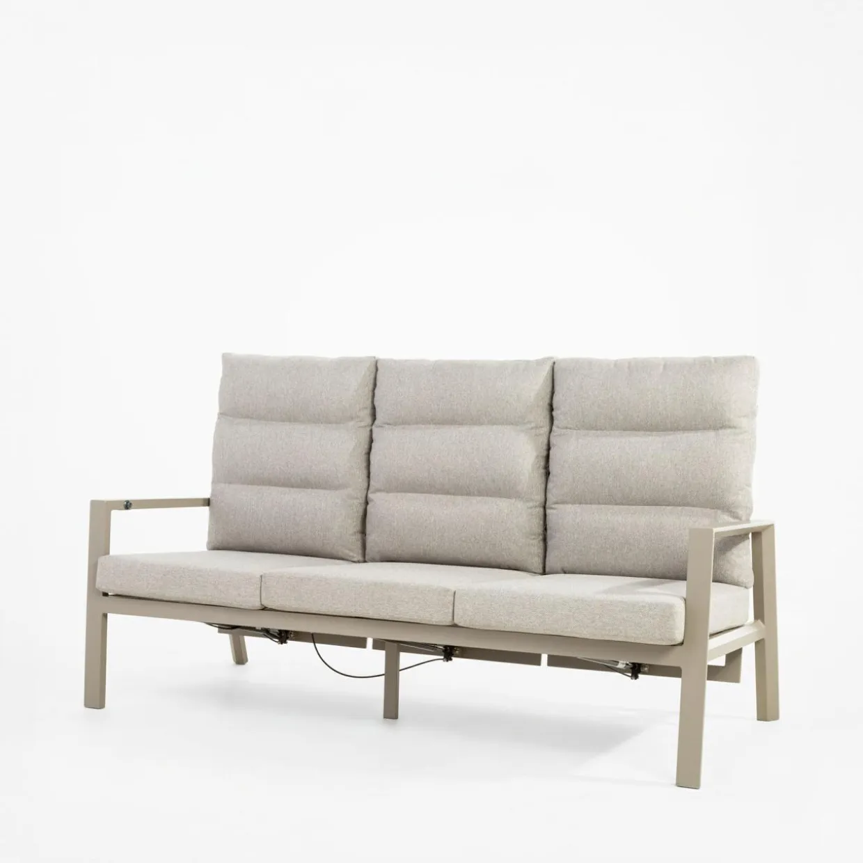 Sofa ogrodowa 3-osobowa, z regulacja oparcia NALANI