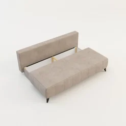 Sofa 3-osobowa beżowa ALDIGO