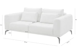 Sofa 2-osobowa beżowa AVIGNON