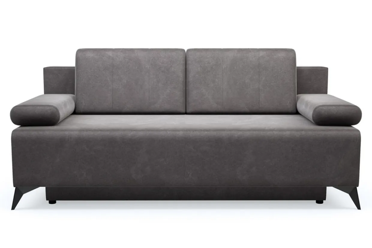 Sofa 3-osobowa brązowa CASEY
