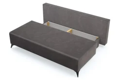 Sofa 3-osobowa brązowa CASEY