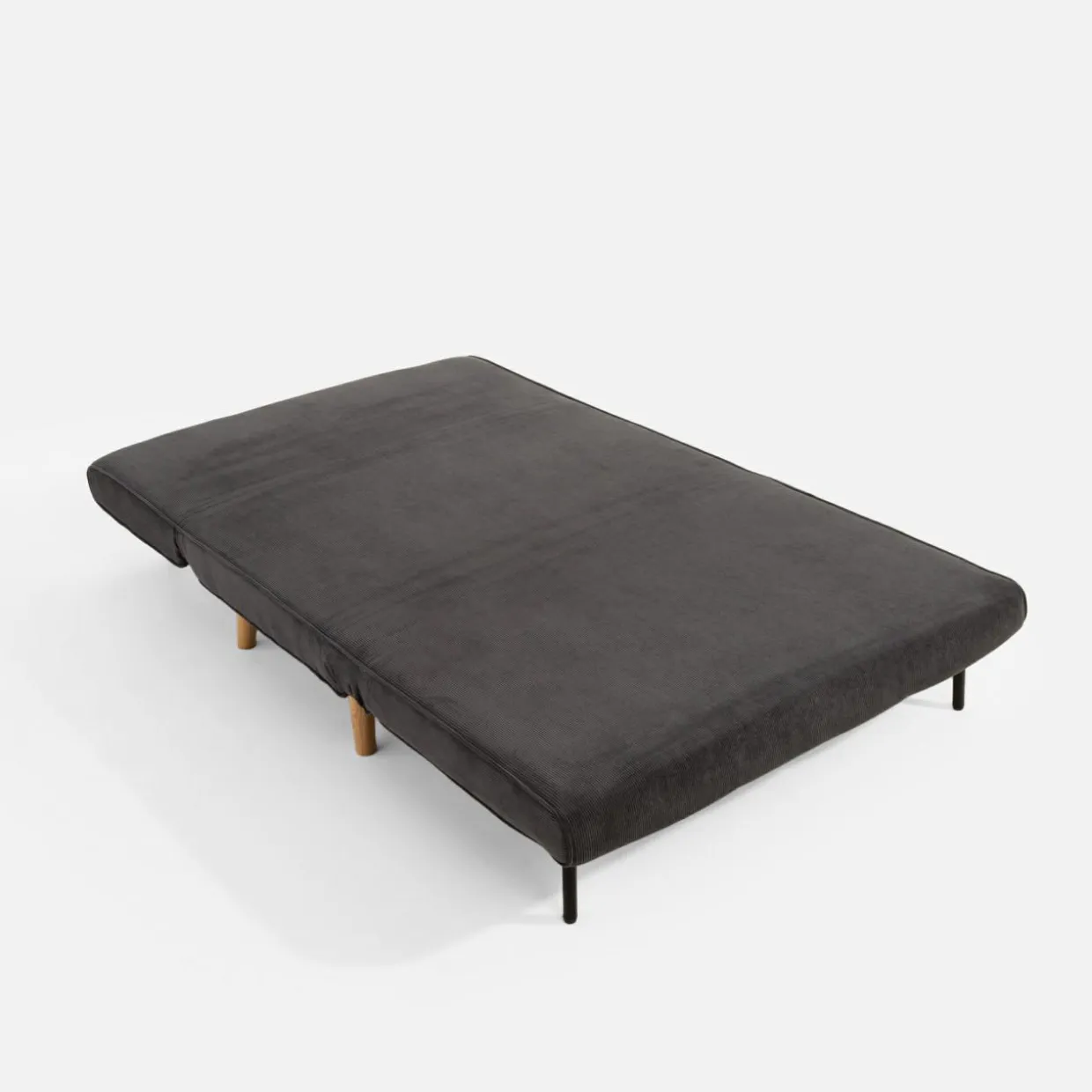 Sofa 2-osobowa ciemnoszara LAVILLA