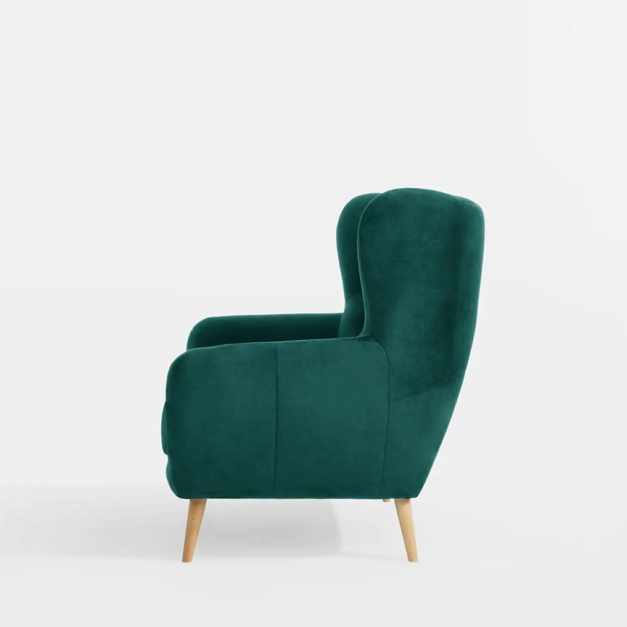 Sofa 2-osobowa ciemnozielona KELSO