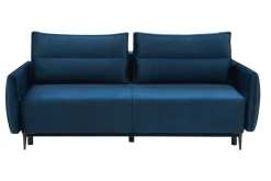 Sofa 3-osobowa DL rozkładana granatowa KIOTO