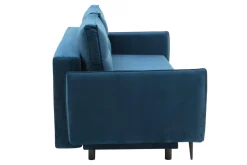 Sofa 3-osobowa DL rozkładana granatowa KIOTO
