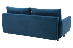 Sofa 3-osobowa DL rozkładana granatowa KIOTO
